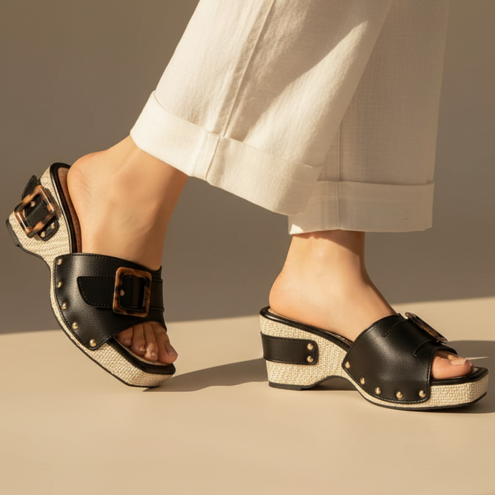 Evelyn Chunky Platform Sandals