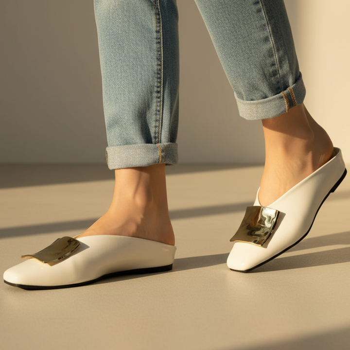 Cornelia Square Toe Flats