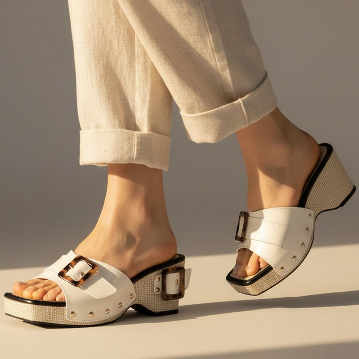 Evelyn Chunky Platform Sandals