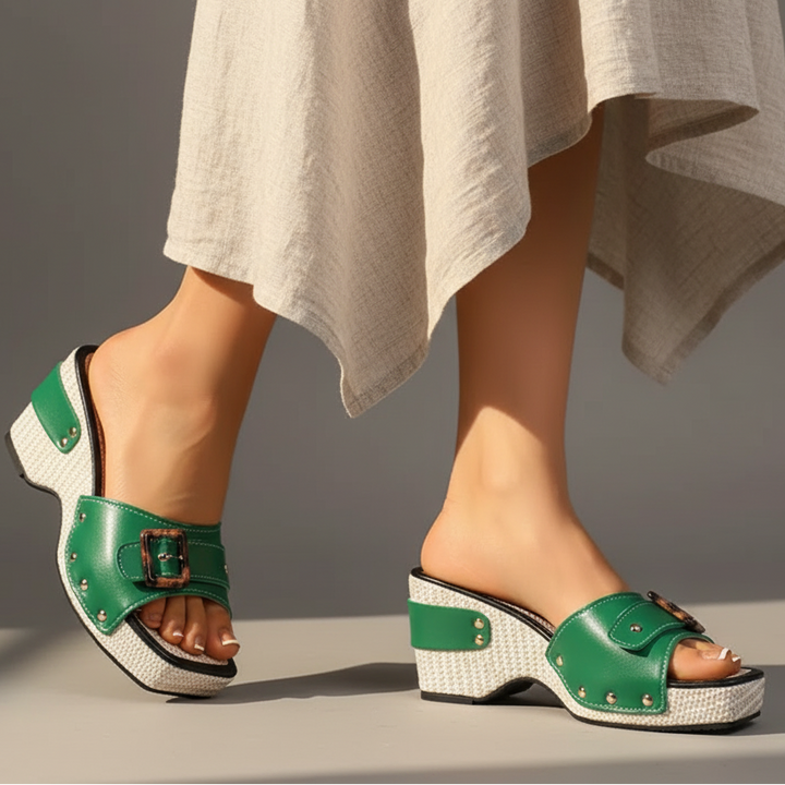Evelyn Chunky Platform Sandals