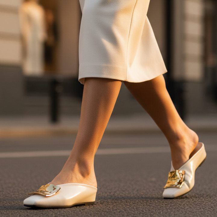Cornelia Square Toe Flats