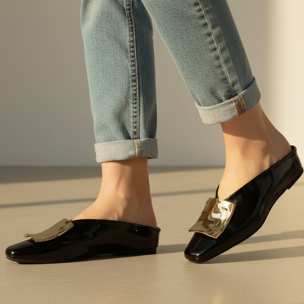 Cornelia Square Toe Flats