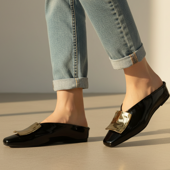Cornelia Square Toe Flats