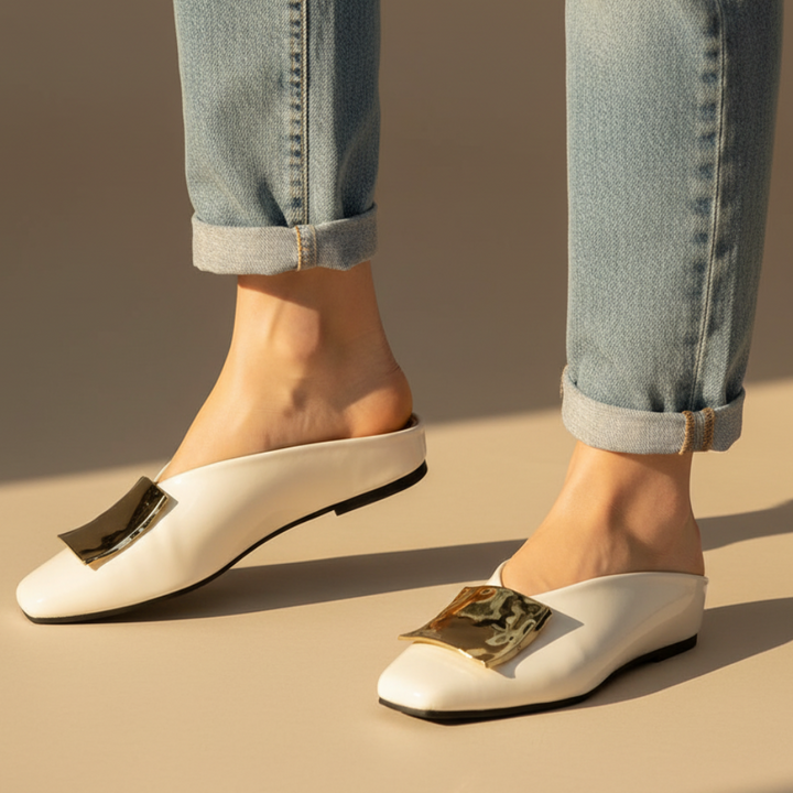 Cornelia Square Toe Flats