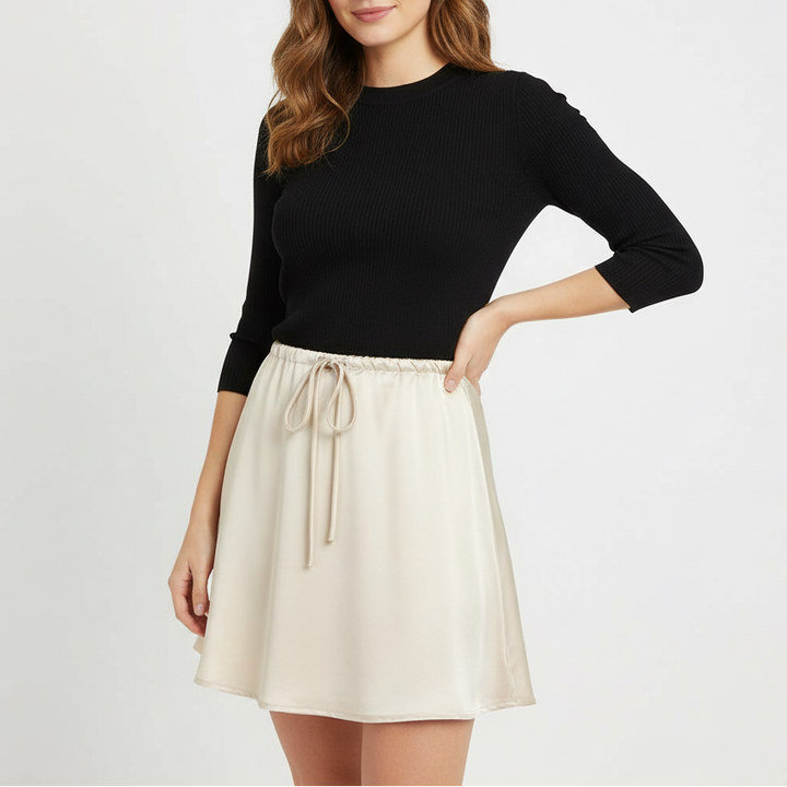 Orlina Satin Mini Skirt