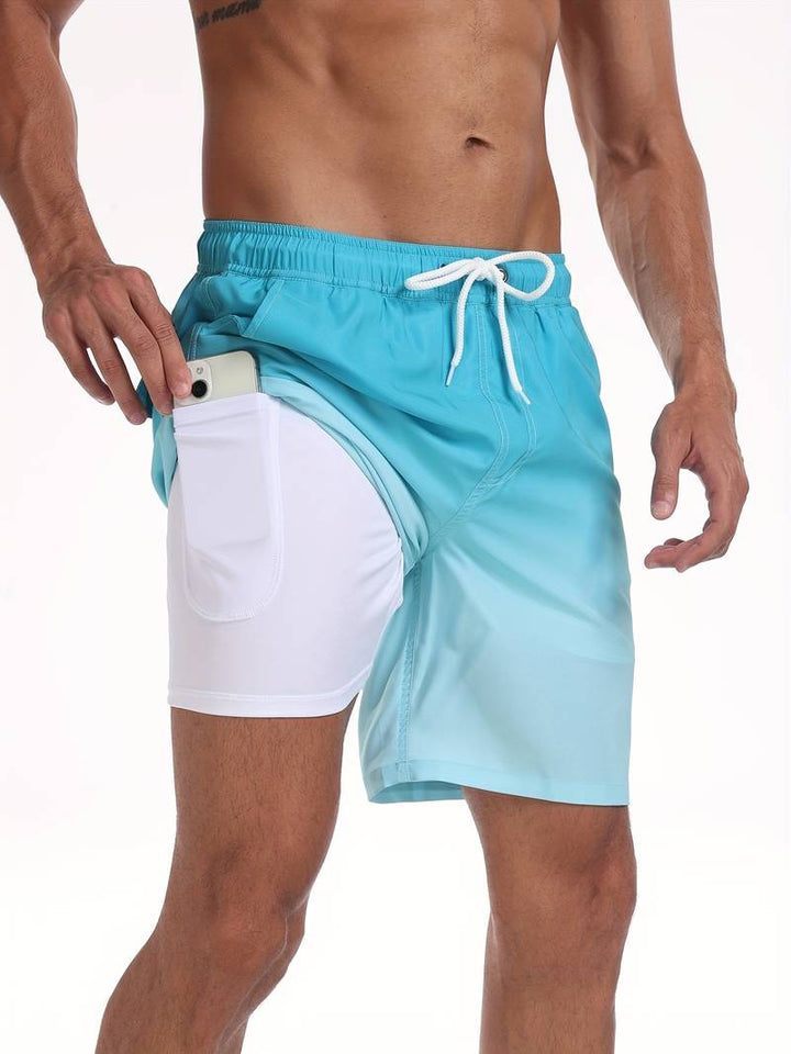 Ronan Flamingo Print Swim Trunk