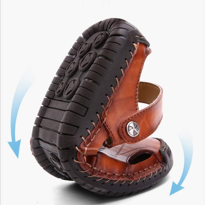 Chandler Orthopedic Leather Sandals