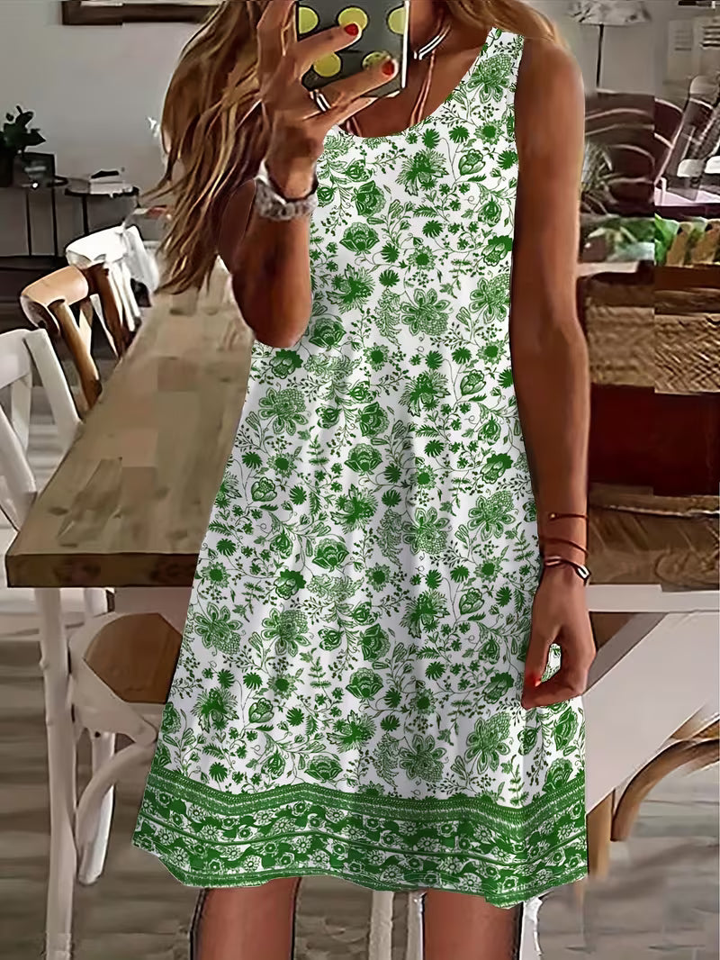 Sasha Casual Floral Mini Dress