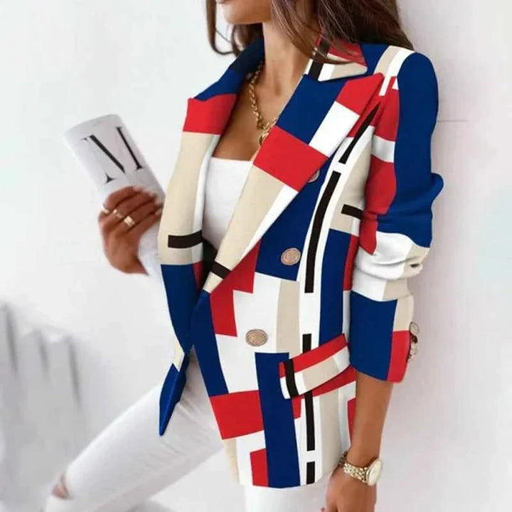 Juliana Tailored Plaid Blazer