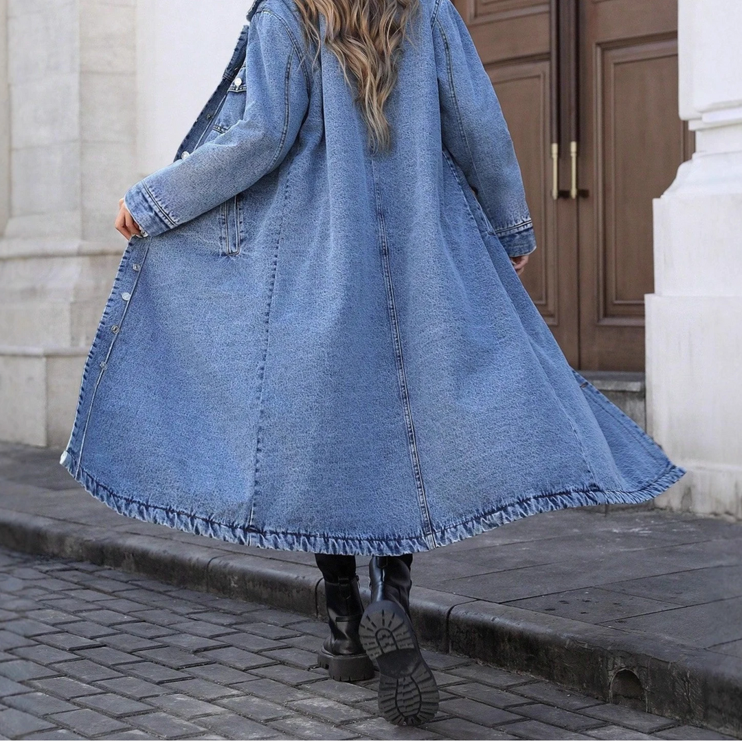 Wren Long Denim Coat