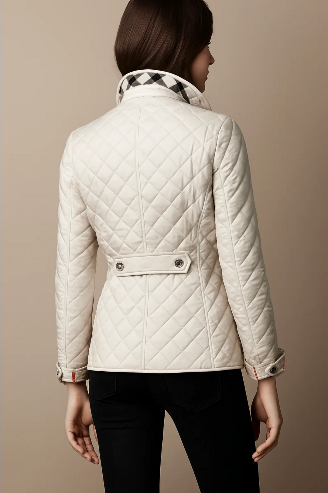 Madeline Quilted Button Jacket