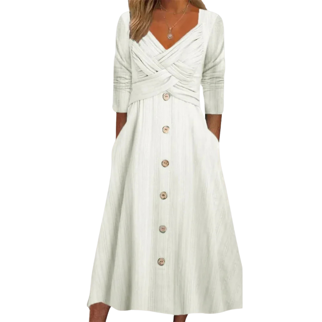 Stella Elegant Tummy Coverage Midi Dress