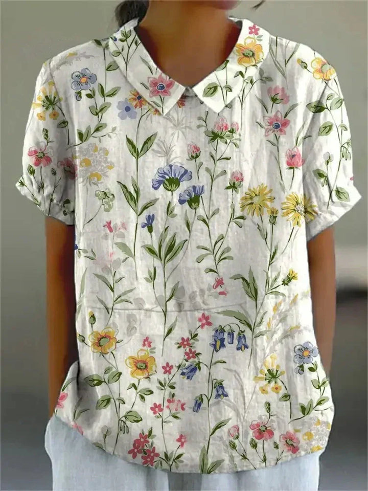 Georigia Floral Relaxed Button Shirt