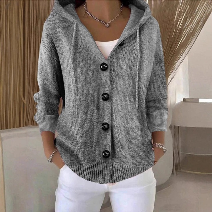 Juniper Drawstring Hood Cardigan