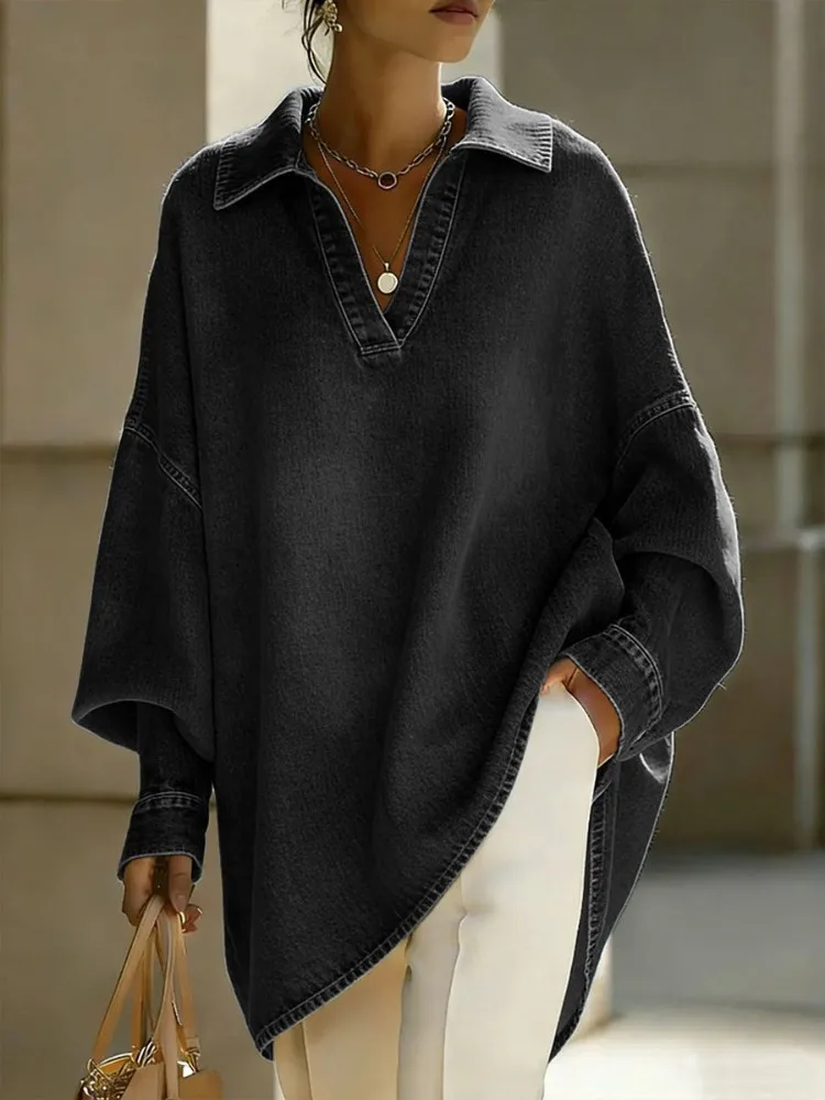 Delphine Washed Denim Shirt