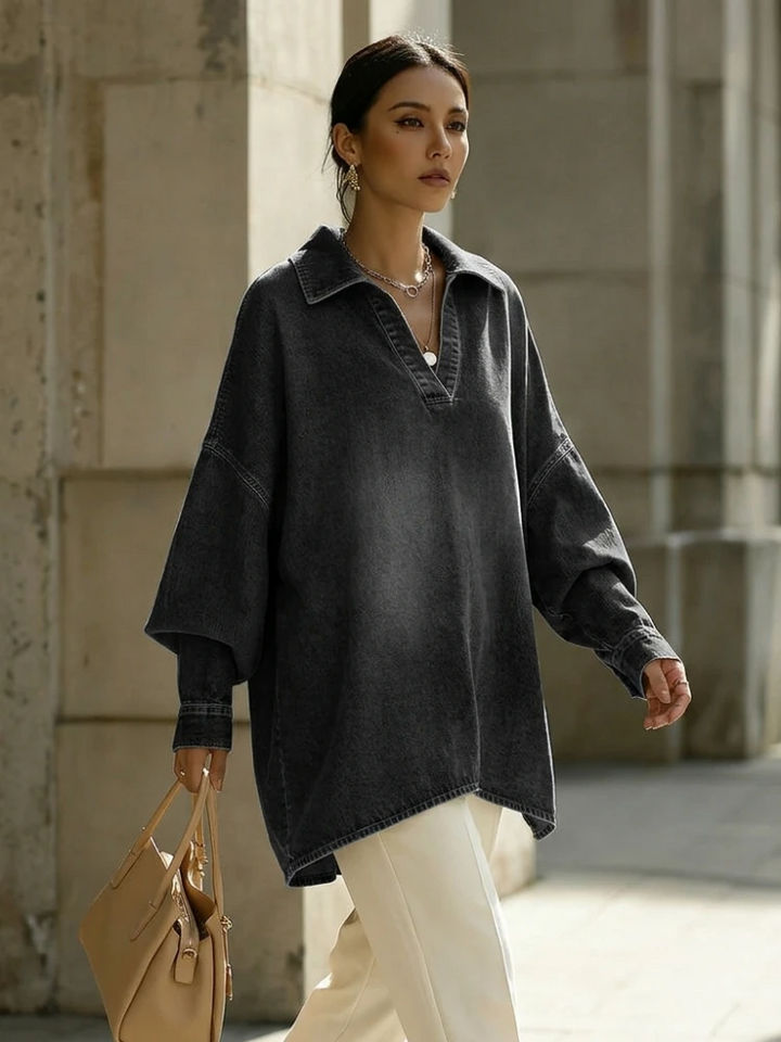 Delphine Washed Denim Shirt
