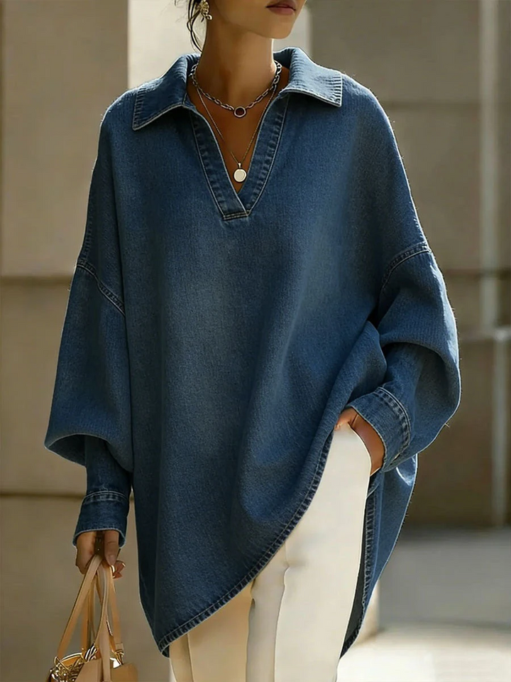 Delphine Washed Denim Shirt