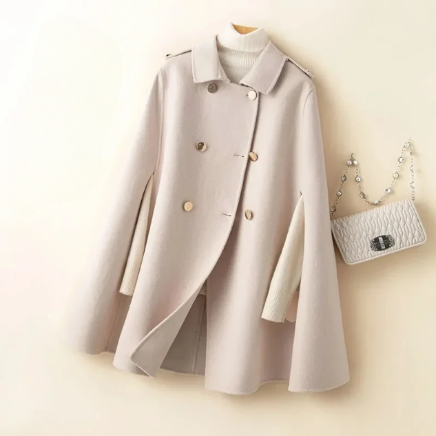 100% Wool Batwing Coat
