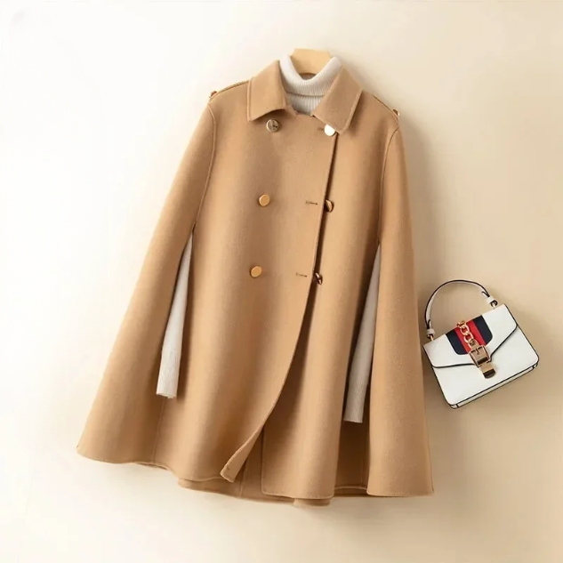 100% Wool Batwing Coat