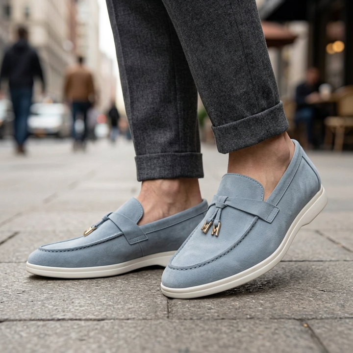 Harrison Suede Tassel Loafers