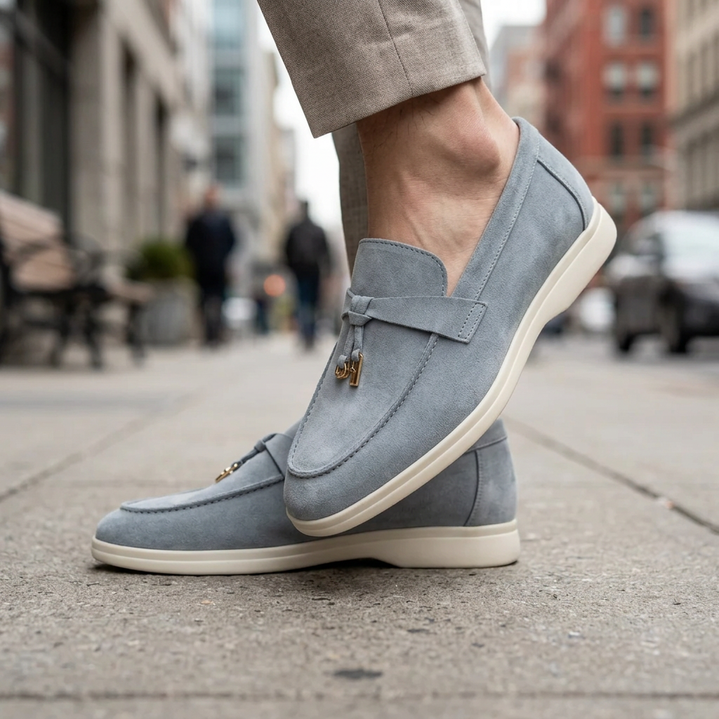 Harrison Suede Tassel Loafers
