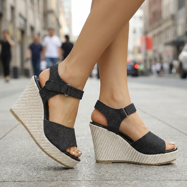 Avery Orthopedic Wedge Sandals