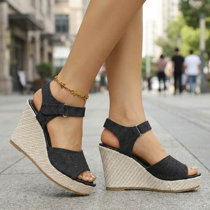 Avery Orthopedic Wedge Sandals