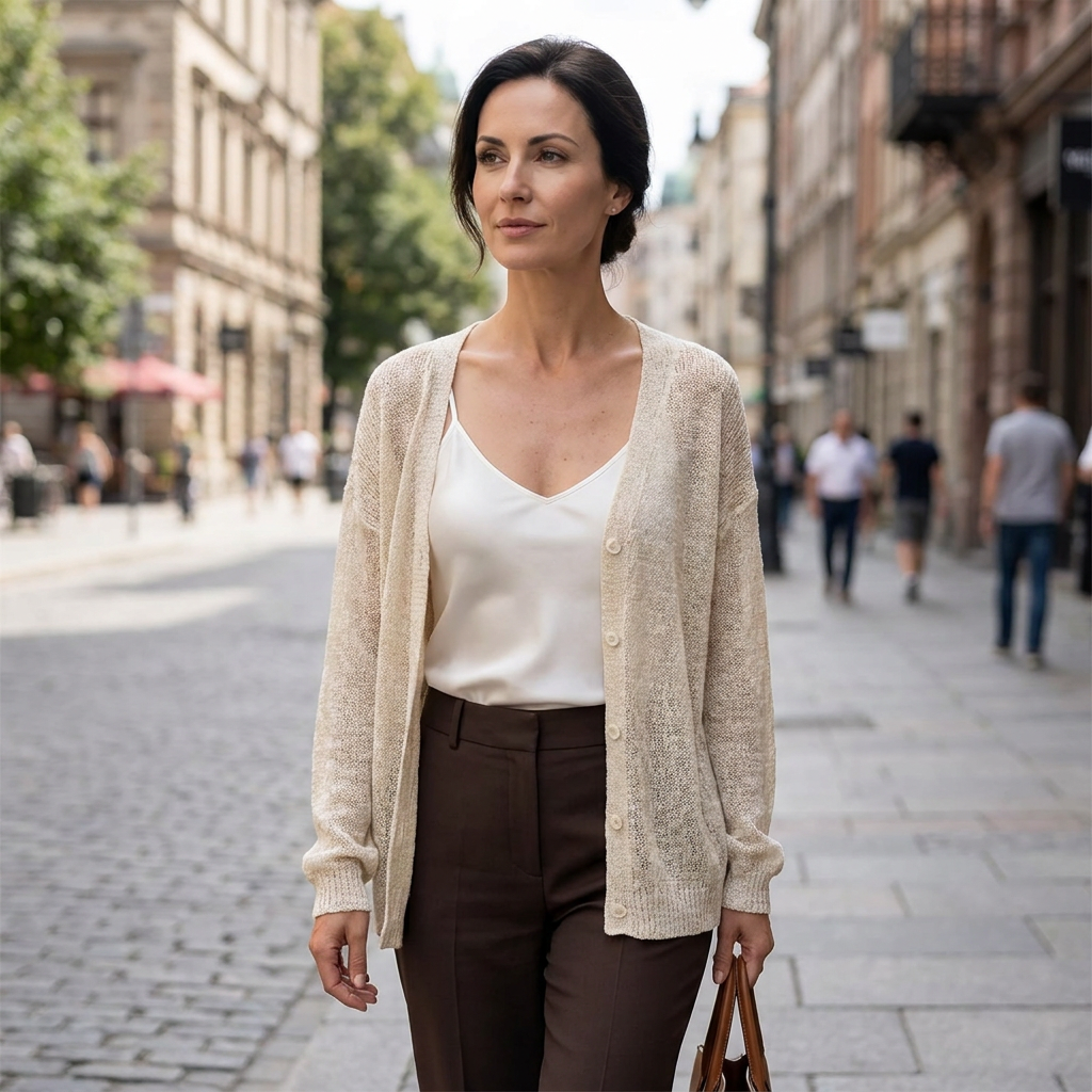 Elaria Open Knit Cardigan