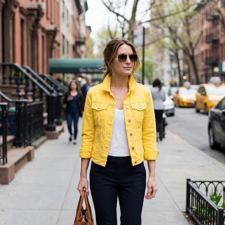 Annelise Cropped Denim Jacket