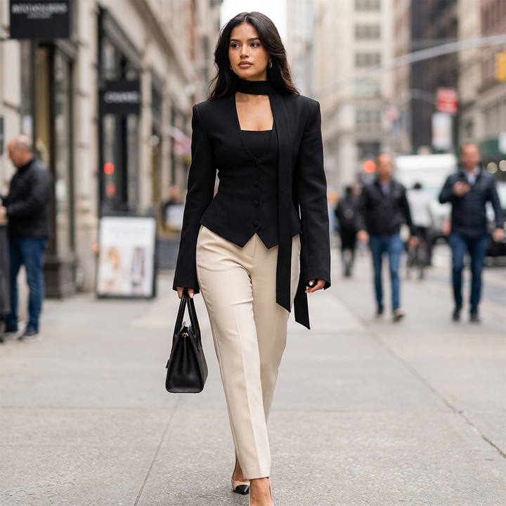 Eleanora Waist-Cinching Blazer