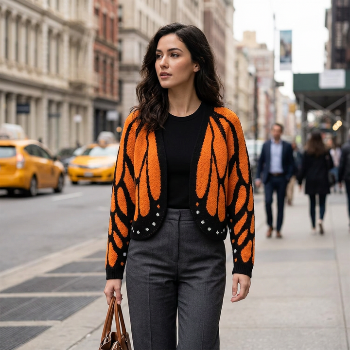 Josie Open Front Butterfly Cardigan