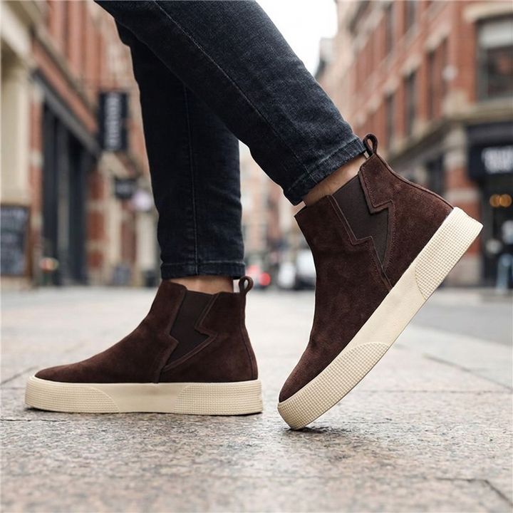 Weston Pull On Suede Sneakers