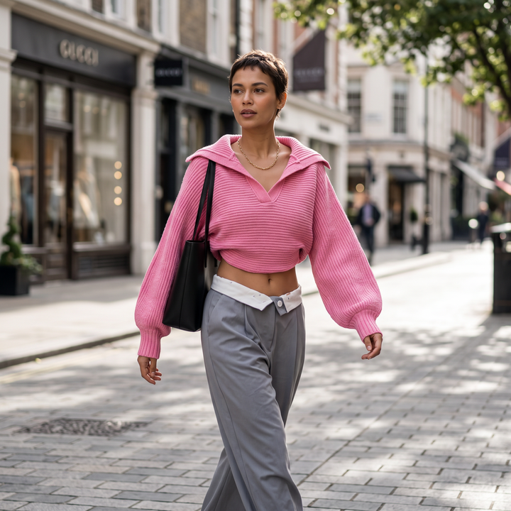 Maris Ribbed Knit Sweater