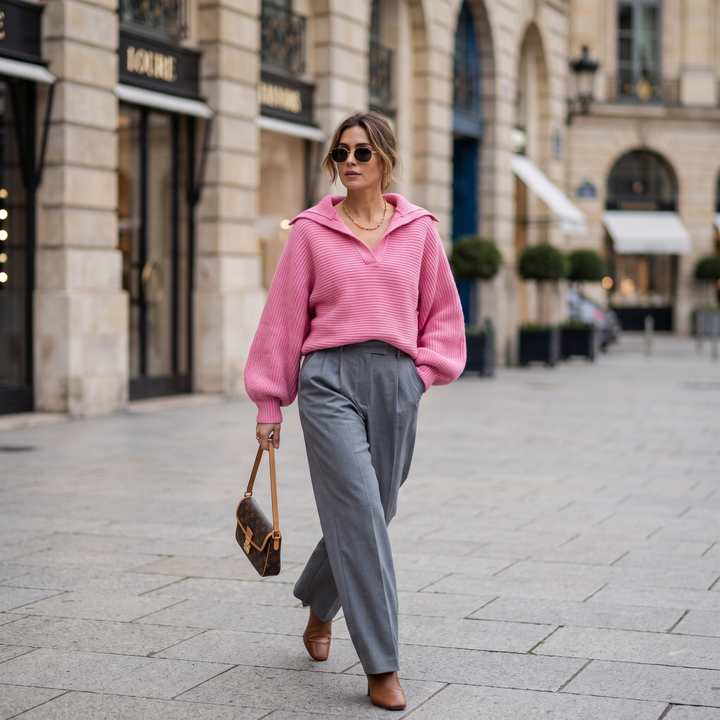 Maris Ribbed Knit Sweater