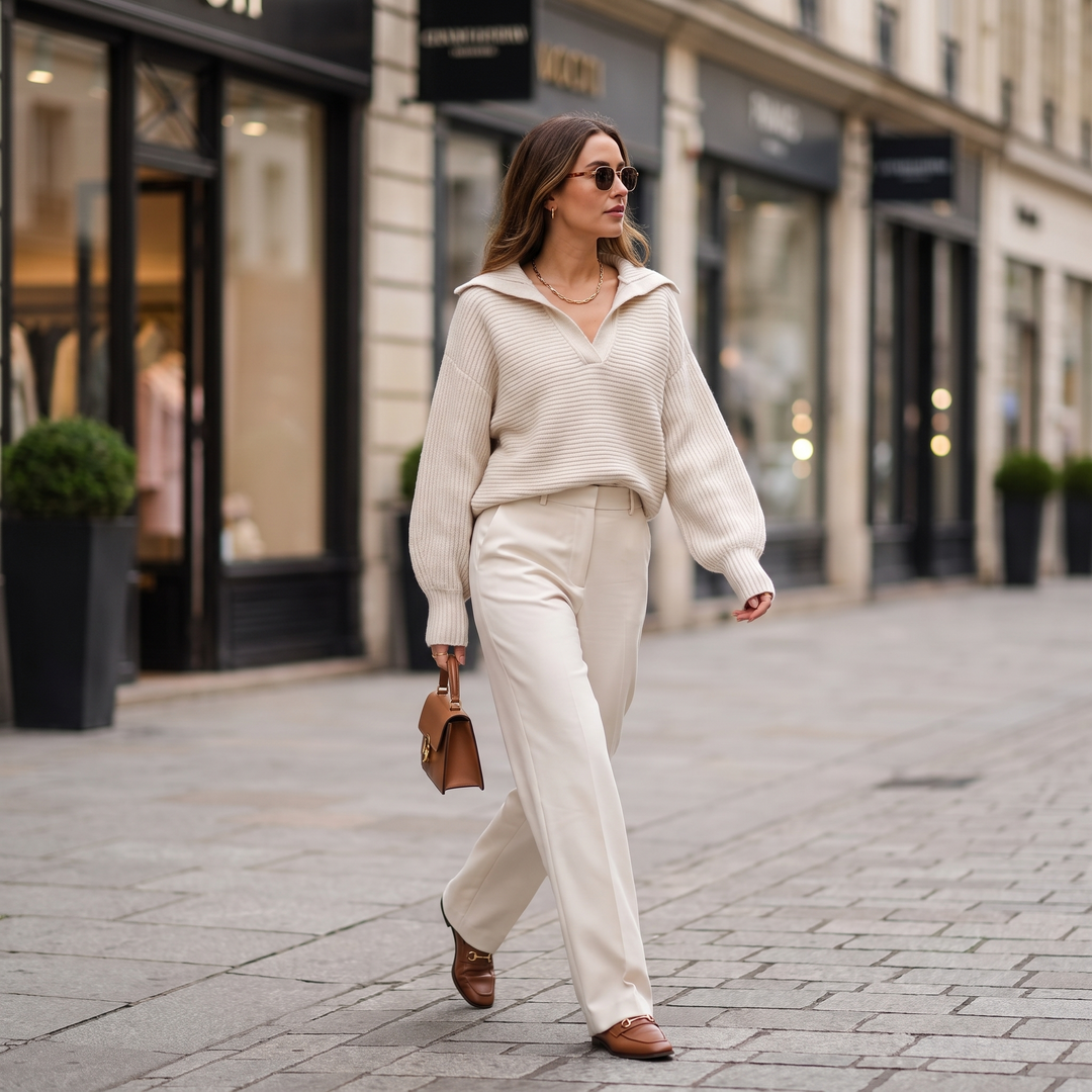 Maris Ribbed Knit Sweater