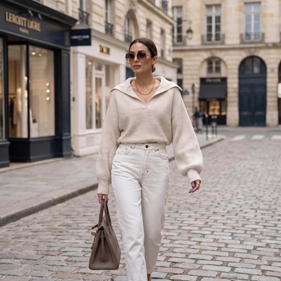 Maris Ribbed Knit Sweater