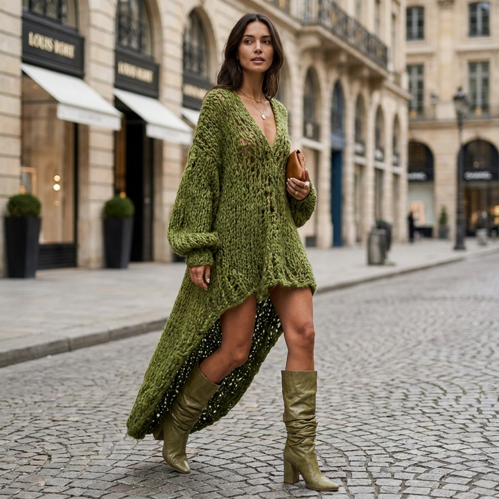 Colette Open Knit Loose Dress