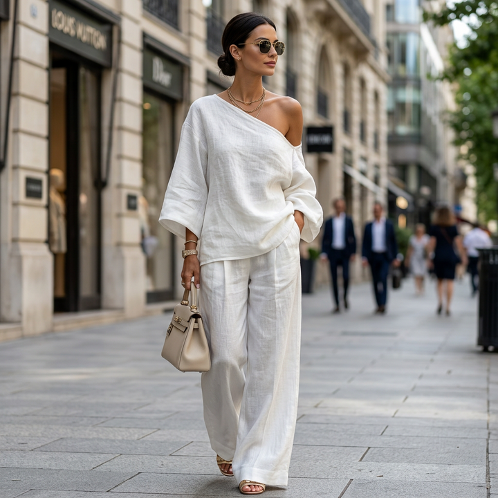 Thea One Shoulder Matching Set