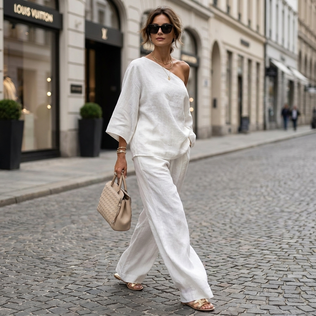 Thea One Shoulder Matching Set