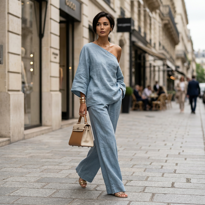 Thea One Shoulder Matching Set