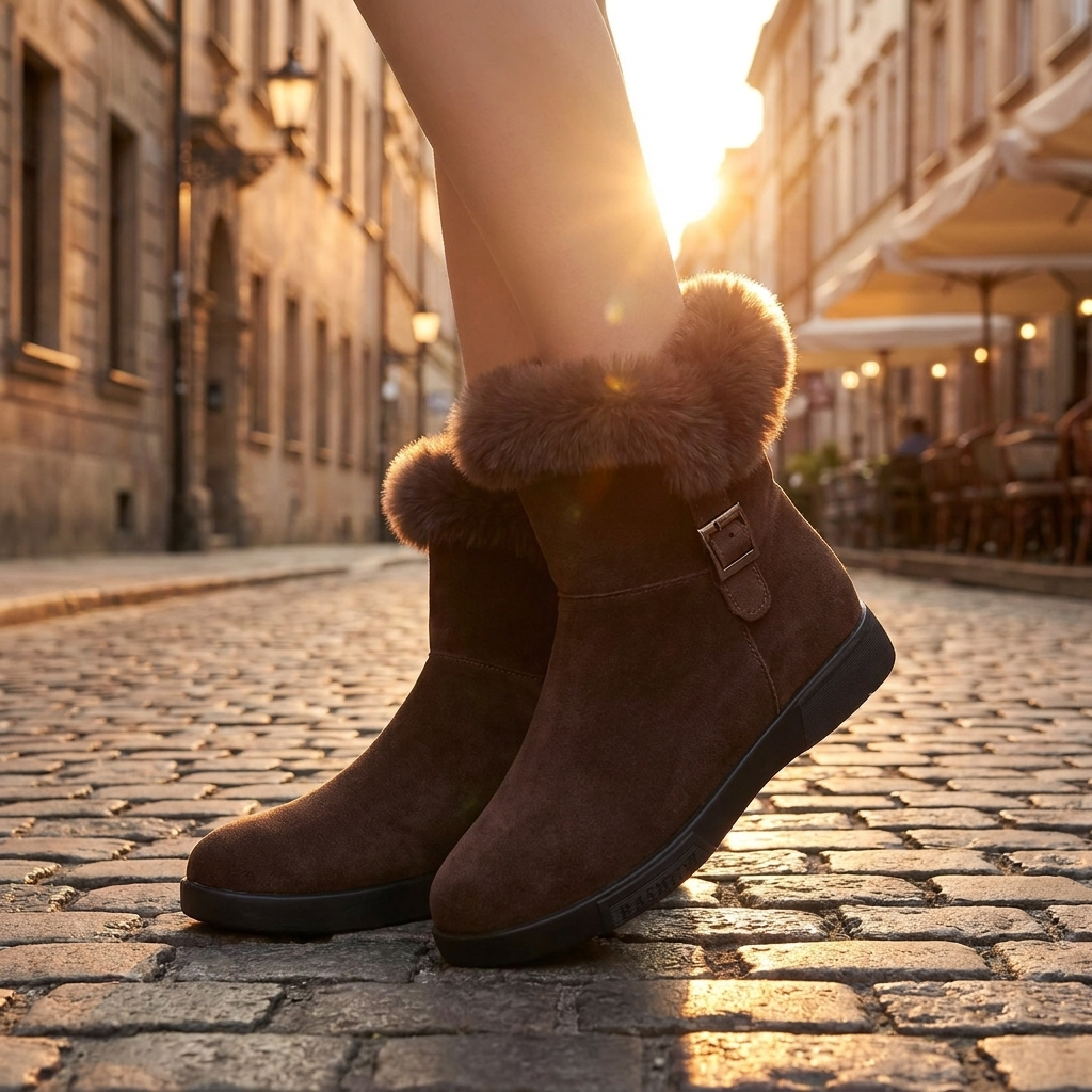 Daphne Fur Ankle Boots