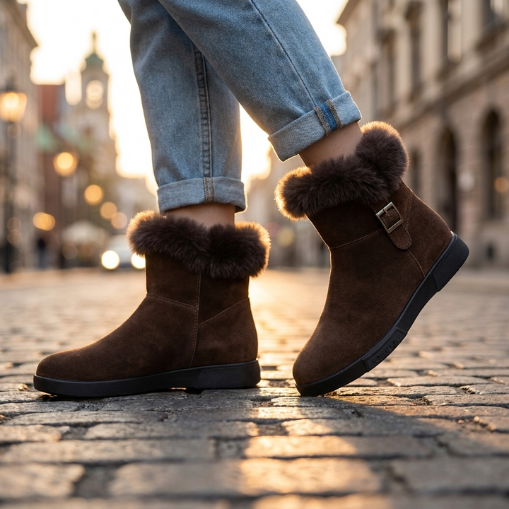 Daphne Fur Ankle Boots