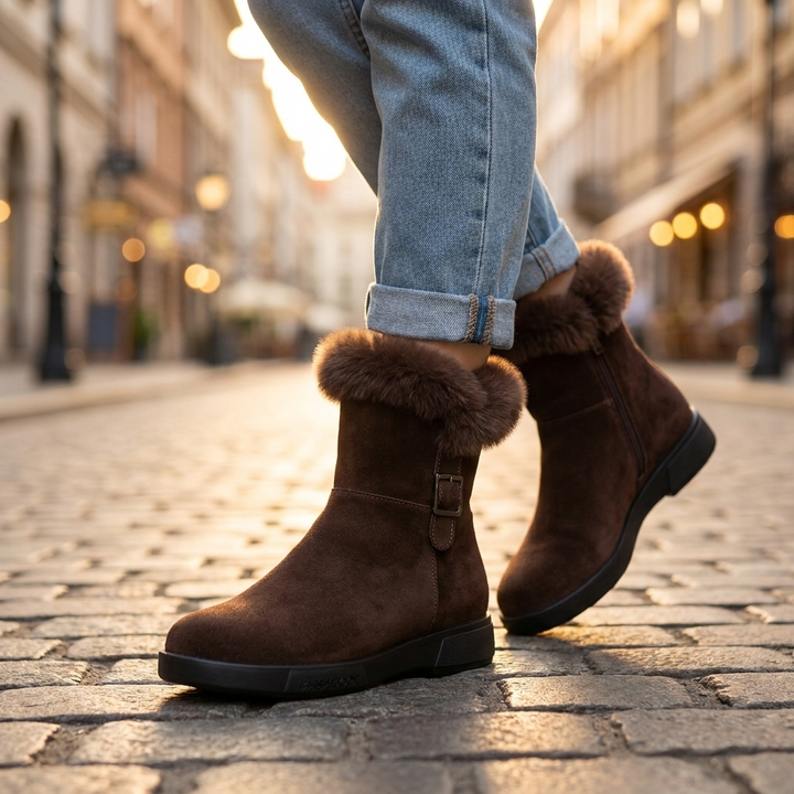 Daphne Fur Ankle Boots