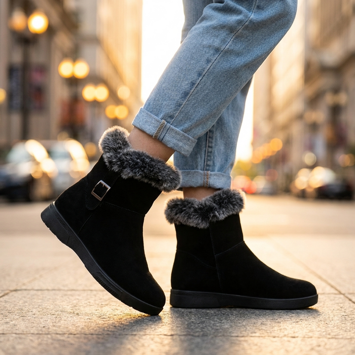 Daphne Fur Ankle Boots