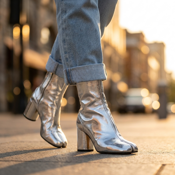 Iris Split Toe Ankle Boots