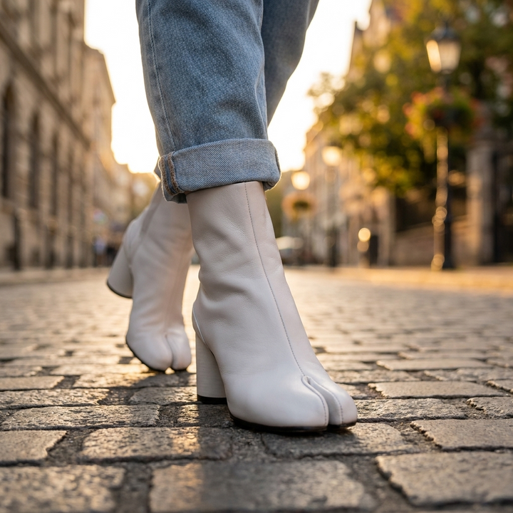 Iris Split Toe Ankle Boots