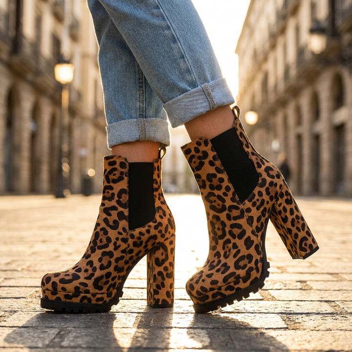 Ivy Block Heel Ankle Boots