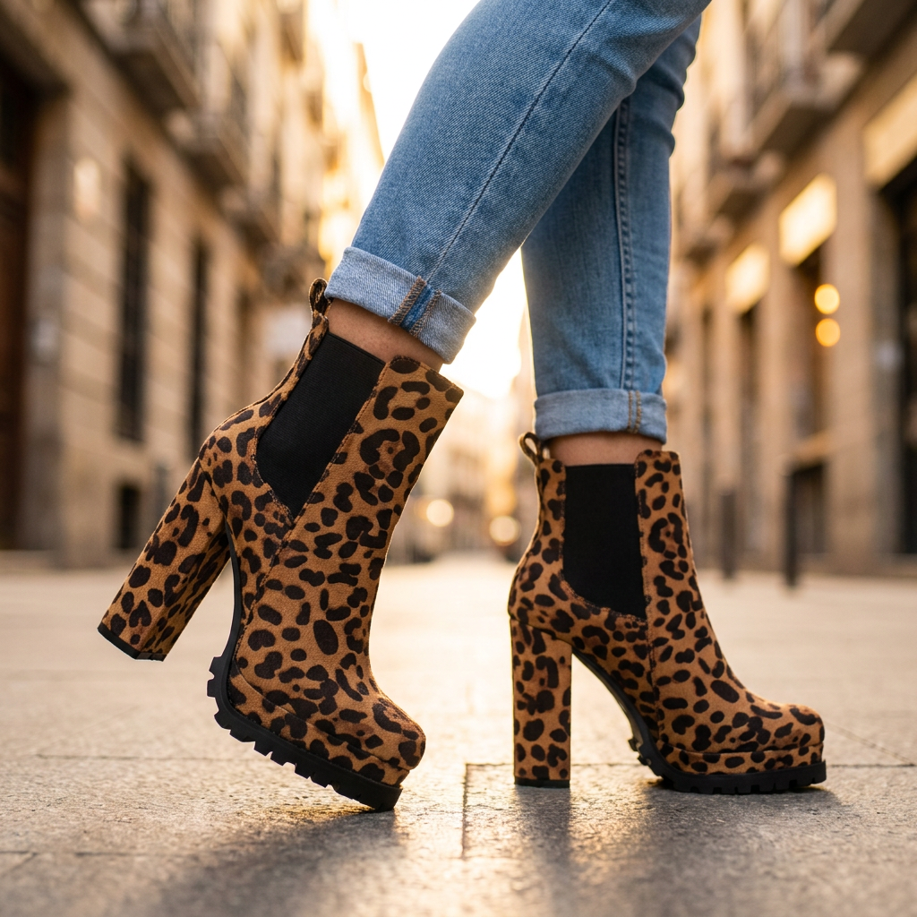 Ivy Block Heel Ankle Boots