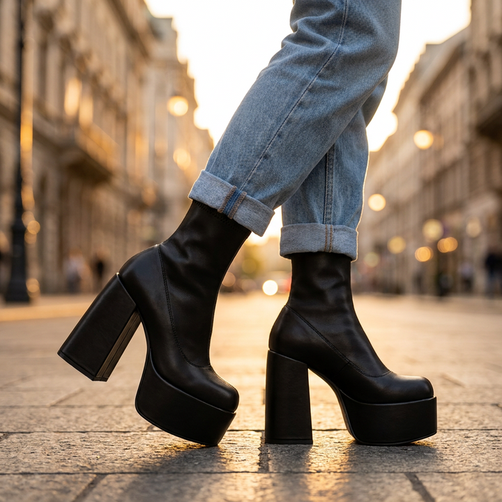 Aria Chunky Ankle Boots