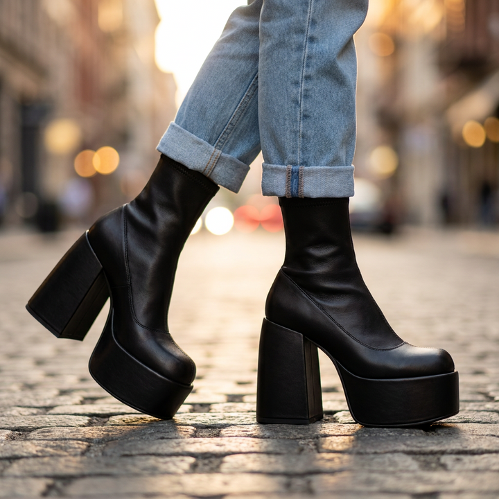 Aria Chunky Ankle Boots